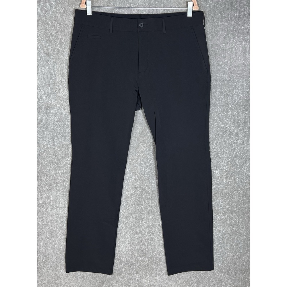 Kjus Ike 3XDry Pants Mens Sz Large EU 52 Black Stretch 5 Pocket Performance Golf